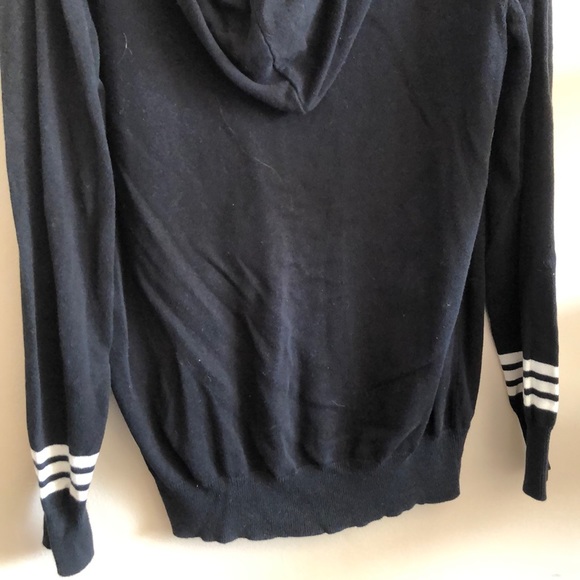 Ambiguous Black Hooded ButtonUp Cardigan SzMed - Picture 10 of 11